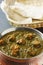 Saag prawn it is a north Indian vegetable