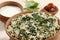 Saag waali Khichri it is an north Indian dish