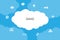 SaaS Infographic cloud design template