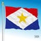 Saba island official flag, dutch antilles