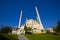 SabancÄ± Mosque with 6 minarets, which has a magnificent structure by the Seyhan River