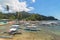 Sabang boat line to cave entrance of Puerto Princesa subterranean underground river.