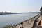 Sabarmati Riverfront Ahmedabad, on the western bank is the Gandhi Ashram at Sabarmati,