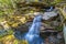 Sabbaday Falls in White Mountain, New Hampshire, USA