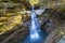 Sabbaday Falls in White Mountain, New Hampshire, USA