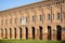 Sabbioneta - The Medieval building of Duke`s Palace on the main square in Sabbioneta city. Mantua, Italy