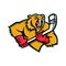 Saber Toothed Cat Ice Hockey Mascot