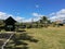 Sabeto mud pools with the reception booth in Nadi, Fiji