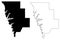 Sabine County, Louisiana U.S. county, United States of America, USA, U.S., US map vector illustration, scribble sketch Sabine