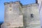 Sabiote village castle at dusk, Jaen, Spain