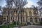 Sabir monument and Building of National Academy in Baku, Azerbaijan