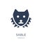 Sable icon. Trendy flat vector Sable icon on white background fr