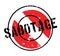 Sabotage rubber stamp
