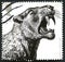Sabre-Tooth Cat UK Postage Stamp