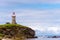 Sabtang Lighthouse fronting the shore at Batanes, Philippines