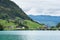 SACHSELN, SWITZERLAND/ EUROPE - SEPTEMBER 22: View houses along