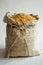 Sack of Golden Corn Kernels