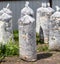 Sacks of mushroom mycelium on a farm