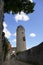 Sackturm in Warburg. Historical sight at the old city gate.