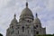 Sacre Coeur, Montmatre Paris France. Facade details.