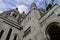 Sacre Coeur, Montmatre Paris France. Facade details.