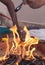 sacred fire or Homam in Hindu tradition in Tamilnadu