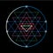 Sacred geometry and alchemy symbol Sri Yantra