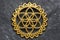 Sacred geometry flower of life metal jewelry component