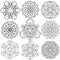 Sacred Geometry Symbols vector - set 04