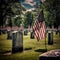 Sacred Grounds: Memorial Day Cemetery with Patriot Grave