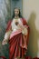 Sacred Heart of Jesus, statue in the Church of the Holy Name of Mary in Kamanje, Croatia