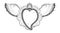 Sacred holy heart Jesus. Sacrament Religion symbol. Mystical icon hand drawn print. Mexico simbol.