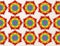 Sacred Lotus Indian Background with the seven colors of the chakras for yoga, meditation and spa center. Set of mystical colorful