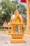 Sacred marker spheres house surrounding Thai Buddhist Church