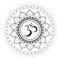 Sacred Sanskrit symbol Om