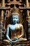 Sacred Sculptures Depicting Lord Buddha ai generated