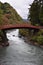 Sacred Shinkyo Bridge in Nikko, Japan