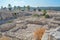 Sacred Temple area at Tel Megiddo National Park, World Heritage Site at Jezreel Valley, Israel