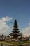 Sacred temple in bedugul lake Bali, Indonesia