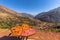 Sacred Valley, Peru - August 02, 2017: Panoramic view of village