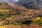 Sacred Valley, Peru - August 02, 2017: Panoramic view of village