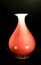 Sacrificial Red Glazed Vase Pear Shape Flaring Lip Qianlong Qing Dynasty Forbidden City Maritime Silkroad Palace Museum