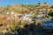 Sacromonte from Avellano Road in Granada, Spain