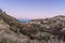 Sacromonte from Avellano Road in Granada, Spain