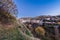 Sacromonte from Avellano Road in Granada, Spain