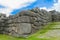 Sacsayhuaman inca city ruins wall