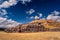 Sacsayhuaman ruins in Cusco, Peru. A monumental complex of stone buildings made by Incas.