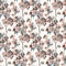 Sacura seamless pattern.Seamless pattern in modern abstract flowers style. Design for textiles.