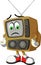 Sad Brown Old Television Cartoon