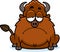 Sad Cartoon Bison